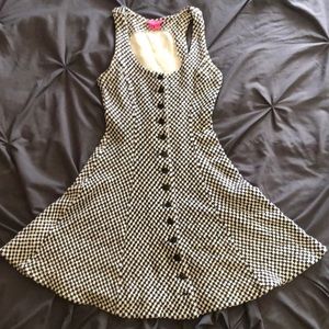 Vintage Betsey Johnson Dress, Fit & Flare, size S